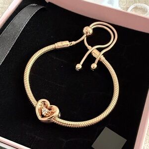 Pandora Pink and Red Heart Box